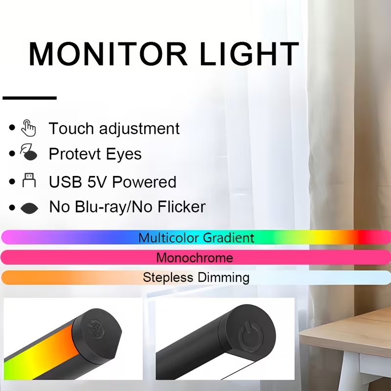LED Monitor Light Bar 30cm 40c - Desk Setup Computer review and price