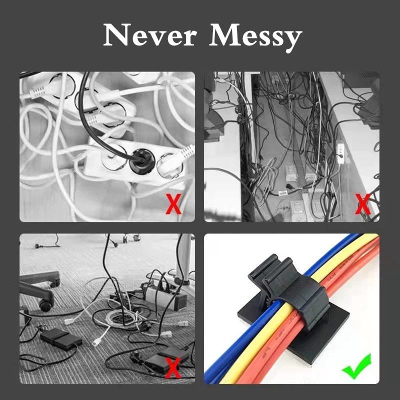 Adjustable Cable Organizer Sel - Desk Setup Computer review and price
