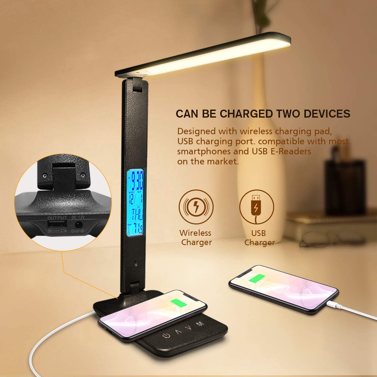 LAOPAO 10W QI Wireless Chargin - Desk Setup Computer review and price