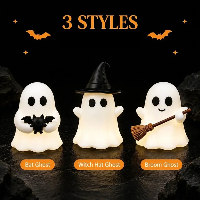 1-5PCS Glow in Dark Mini Ghost - Desk Setup Dark review and price