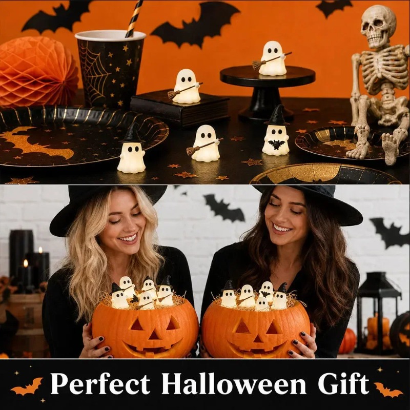 1-5PCS Glow in Dark Mini Ghost - Desk Setup Dark review and price