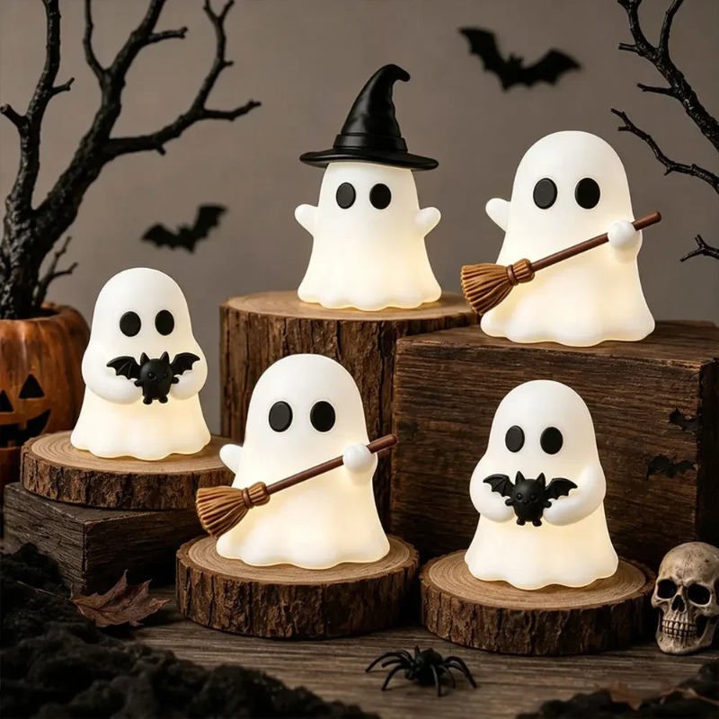1-5PCS Glow in Dark Mini Ghost - Desk Setup Dark review and price