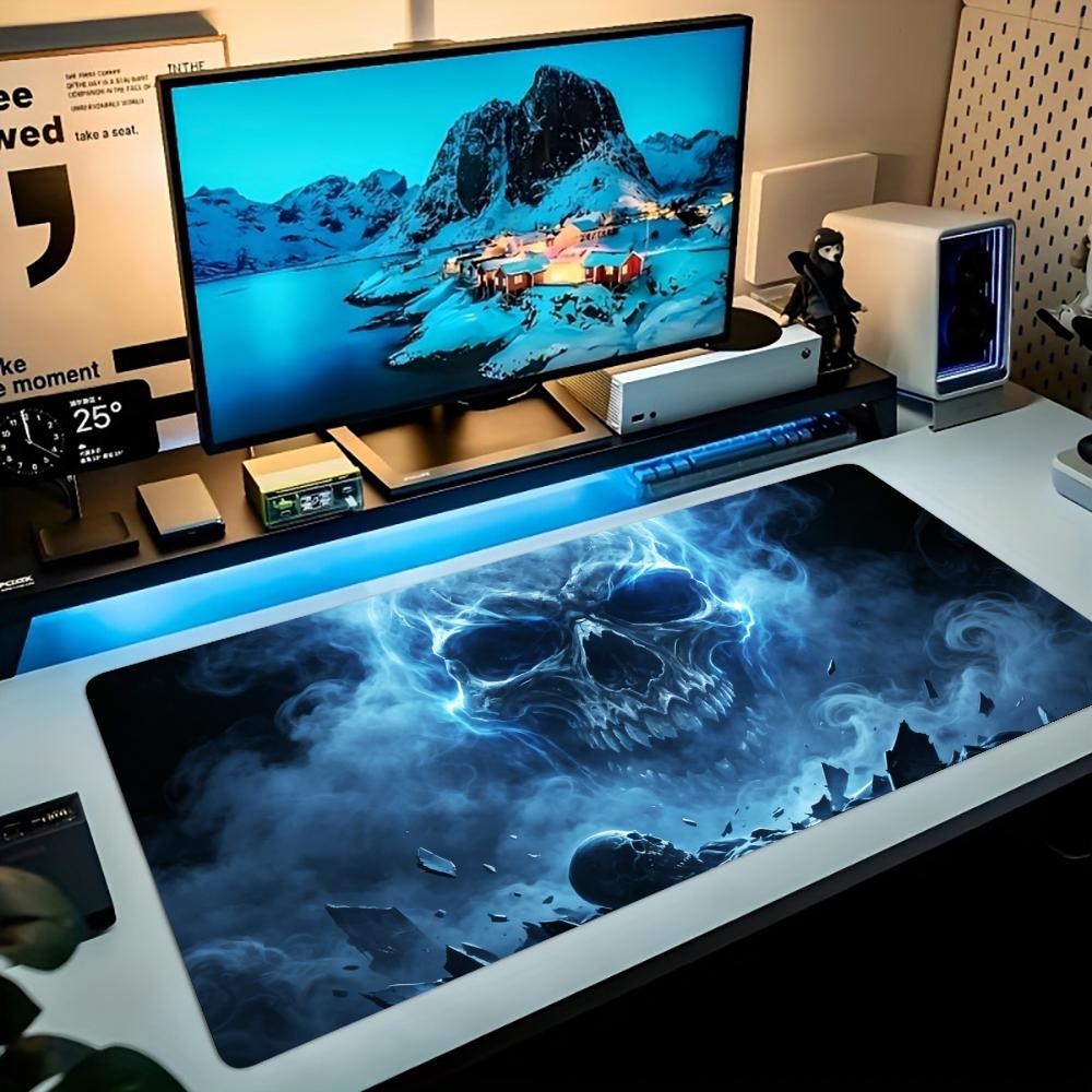 Mysterious Blue Lightning Ghos - Desk Setup Dark review and price
