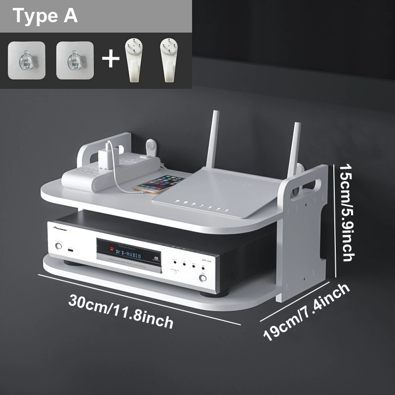 Wall-Mounted Router Cable Orga - Desk Setup Organizer review and price