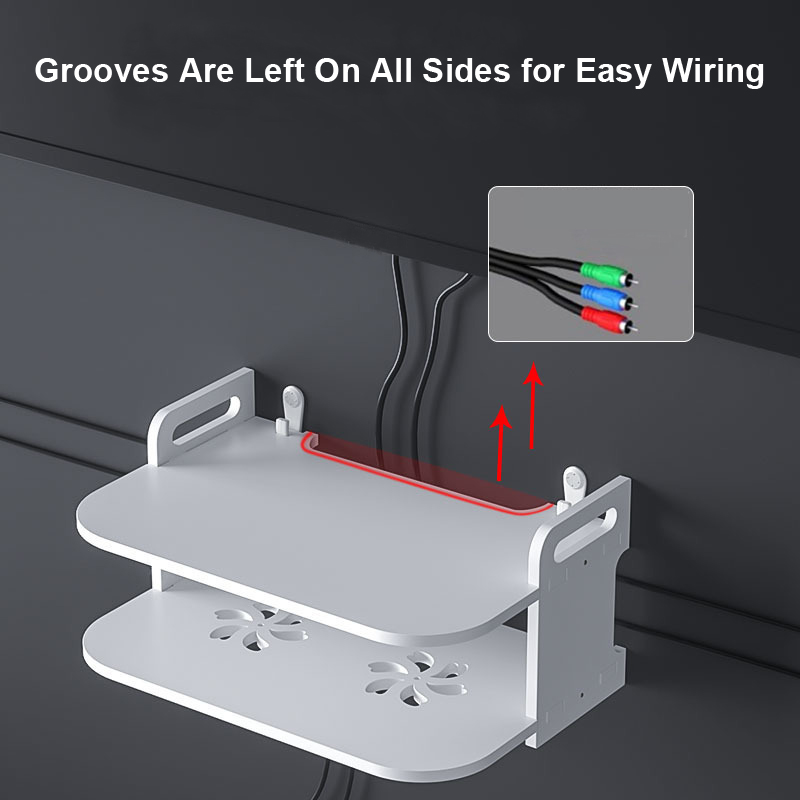 Wall-Mounted Router Cable Orga - Desk Setup Organizer review and price