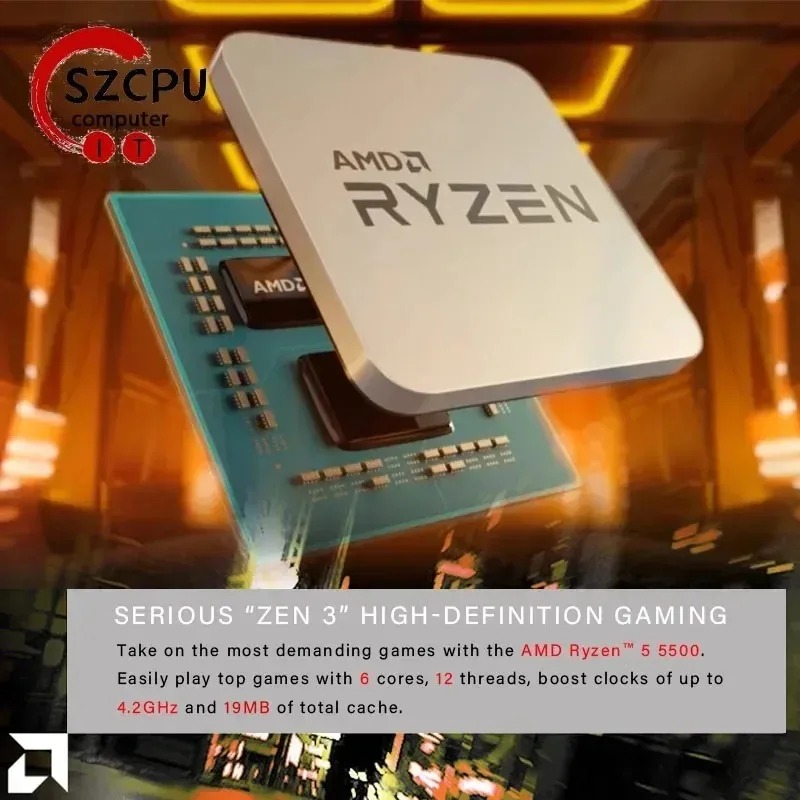 100% Brand New AMD R5 5500 Ryz - Amd Cpu Ryzen 5 review and price