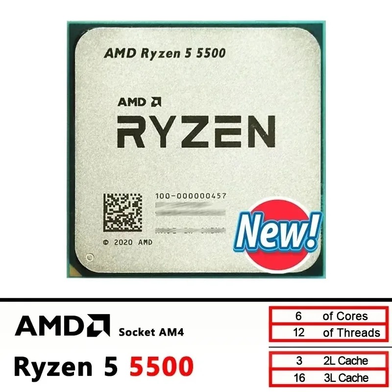 100% Brand New AMD R5 5500 Ryz - Amd Cpu Ryzen 5 review and price
