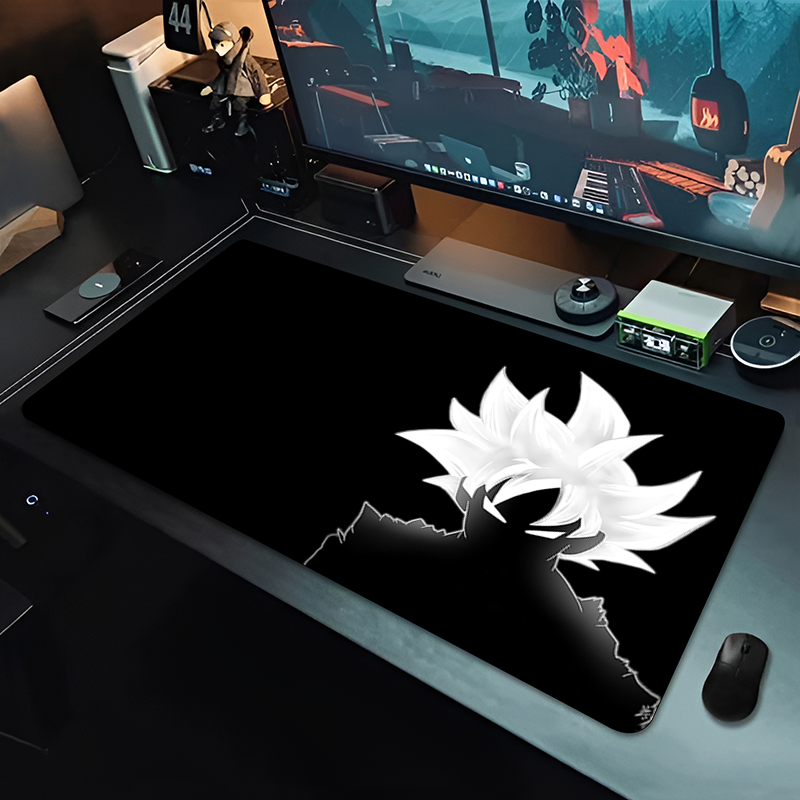 DBZ Black Anime Mouse Pad Drag - Desk Setup Computer review and price