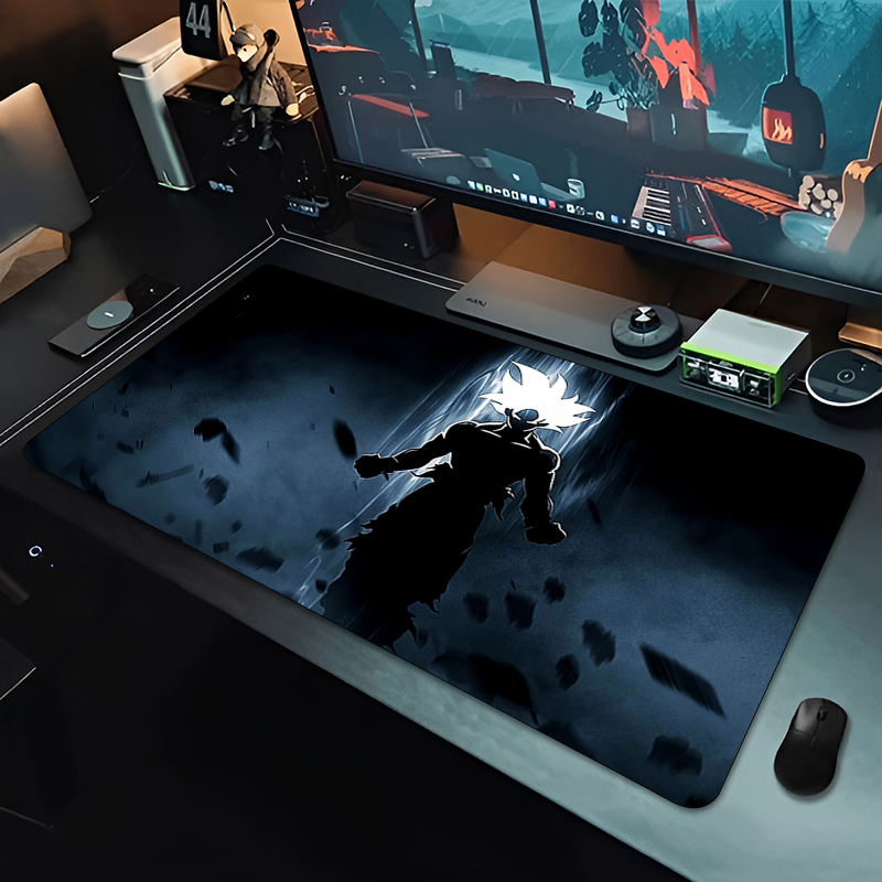 DBZ Black Anime Mouse Pad Drag - Desk Setup Computer review and price