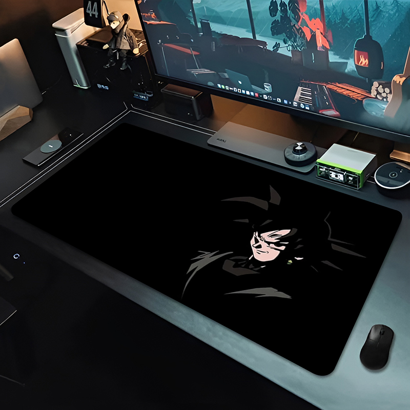 DBZ Black Anime Mouse Pad Drag - Desk Setup Computer review and price