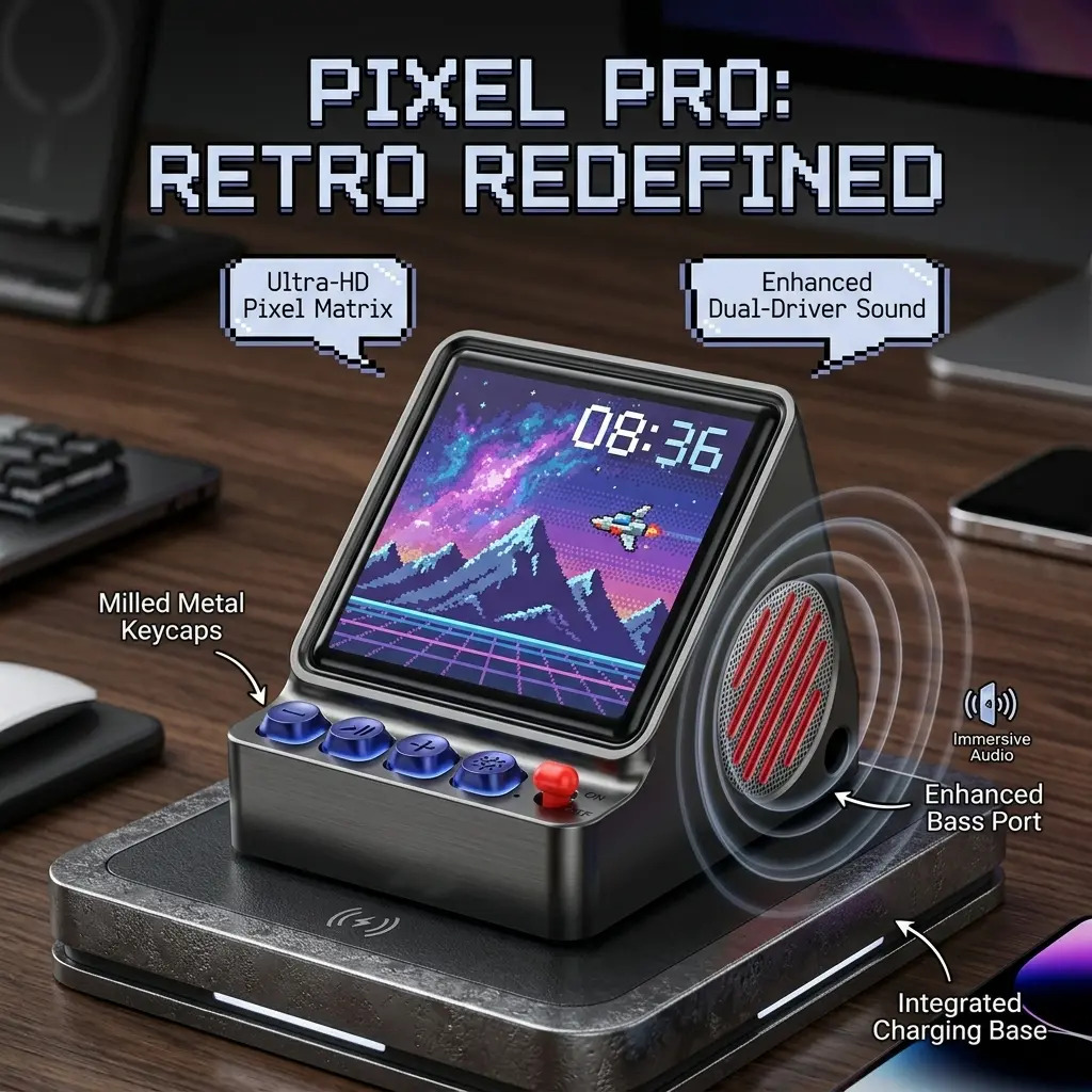 Retro Pixel Art Programmable L - Desk Setup Diy review and price