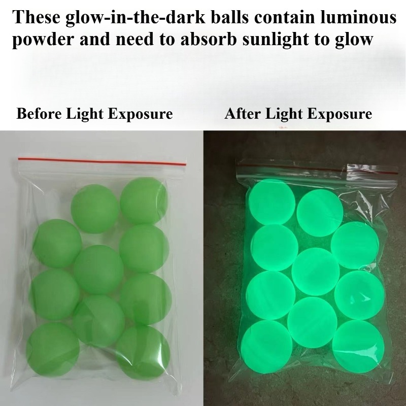 Luminous Table Tennis Balls Gl - Desk Setup Dark review and price