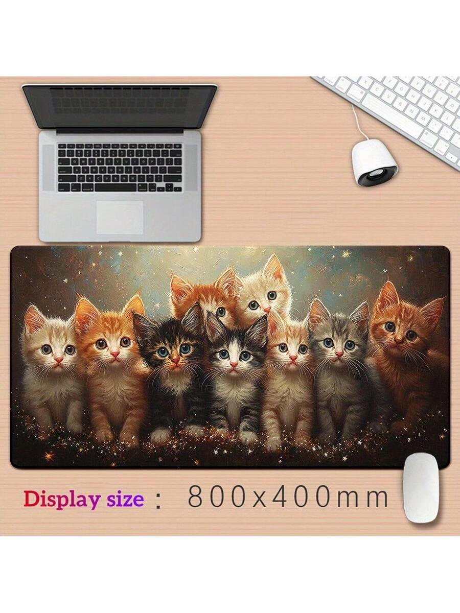 Cute Kitten Gaming Mouse Pad D - Desk Setup Laptop And Pc review and price