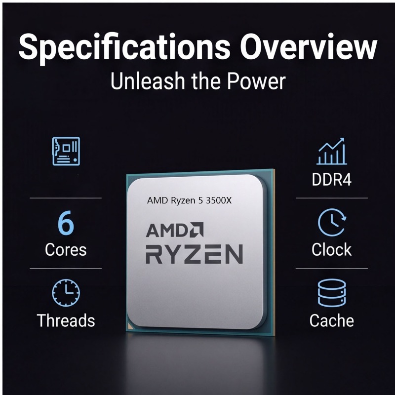 R5 3500X AMD Ryzen 5 3500X AM4 - Amd Cpu Ryzen 5 review and price