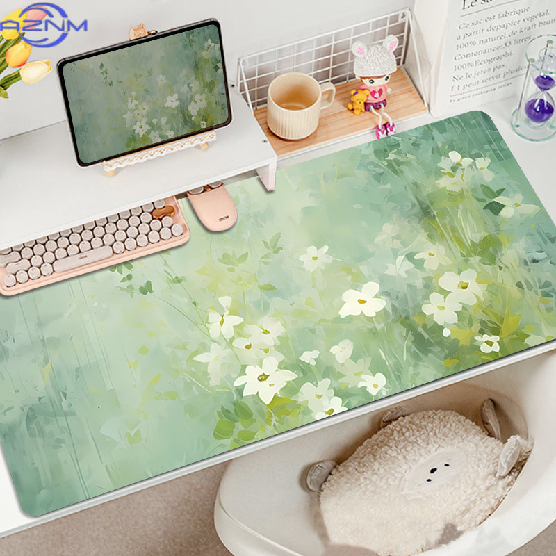 Creative watercolor mouse pad  - Desk Setup Girl review and price