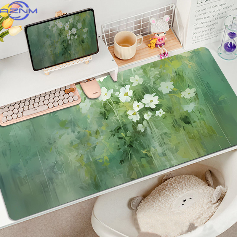 Creative watercolor mouse pad  - Desk Setup Girl review and price