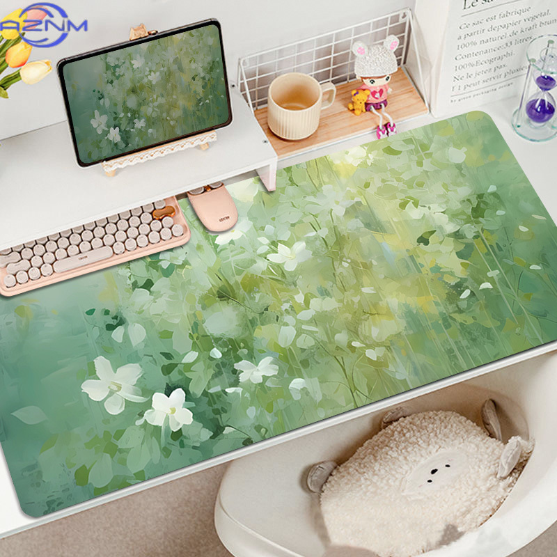 Creative watercolor mouse pad  - Desk Setup Girl review and price