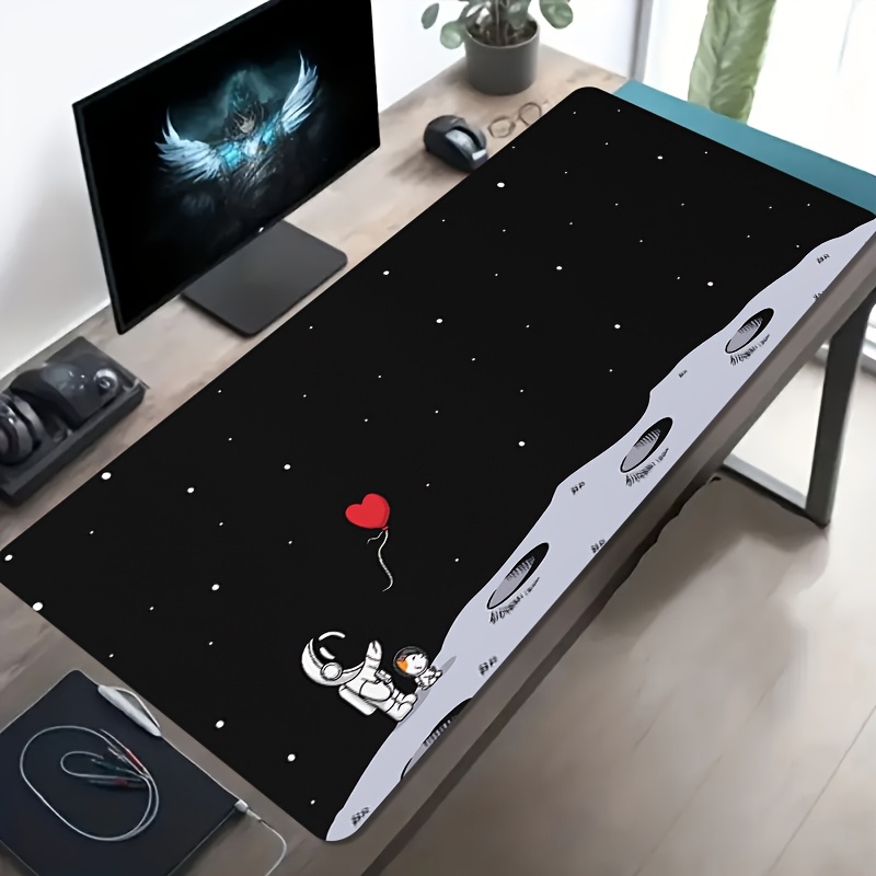 Astronaut Moon Space Oversized - Desk Setup Laptop And Pc review and price