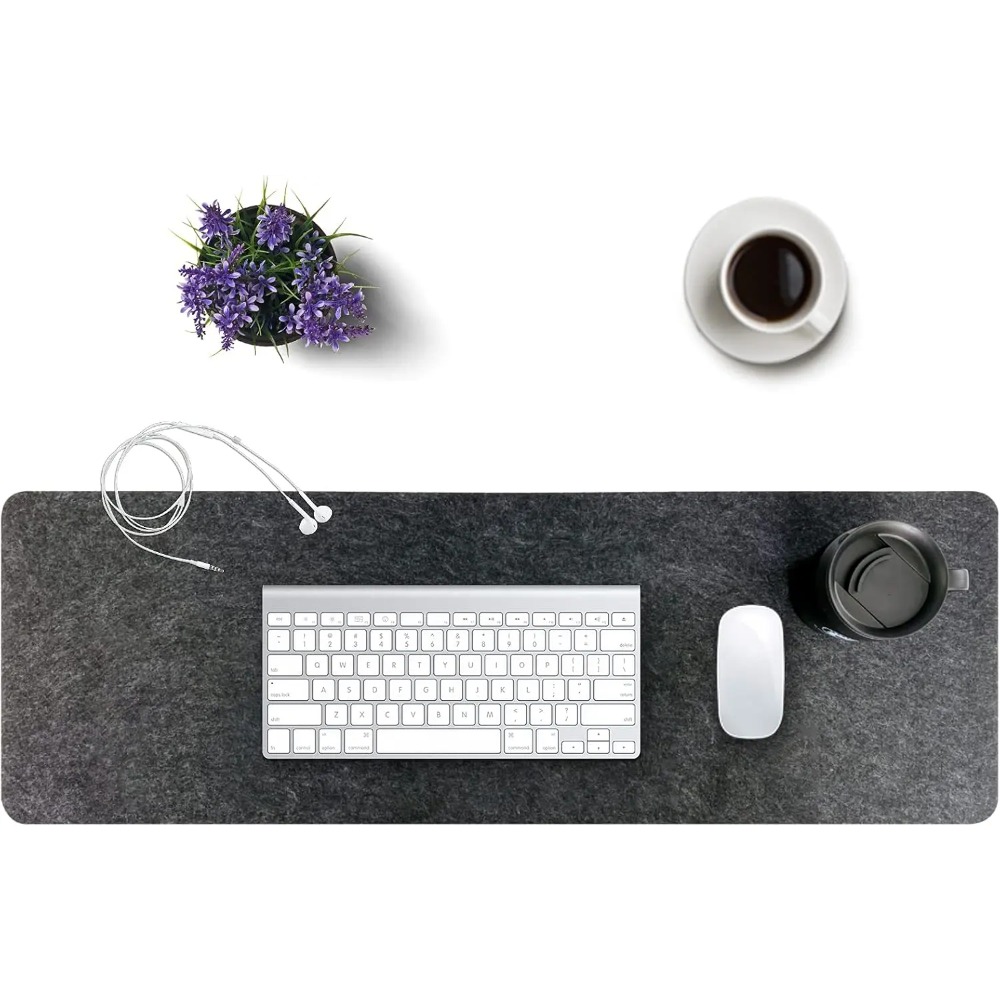 Felt Desk Mat Computer Mat for - Desk Setup Dark review and price