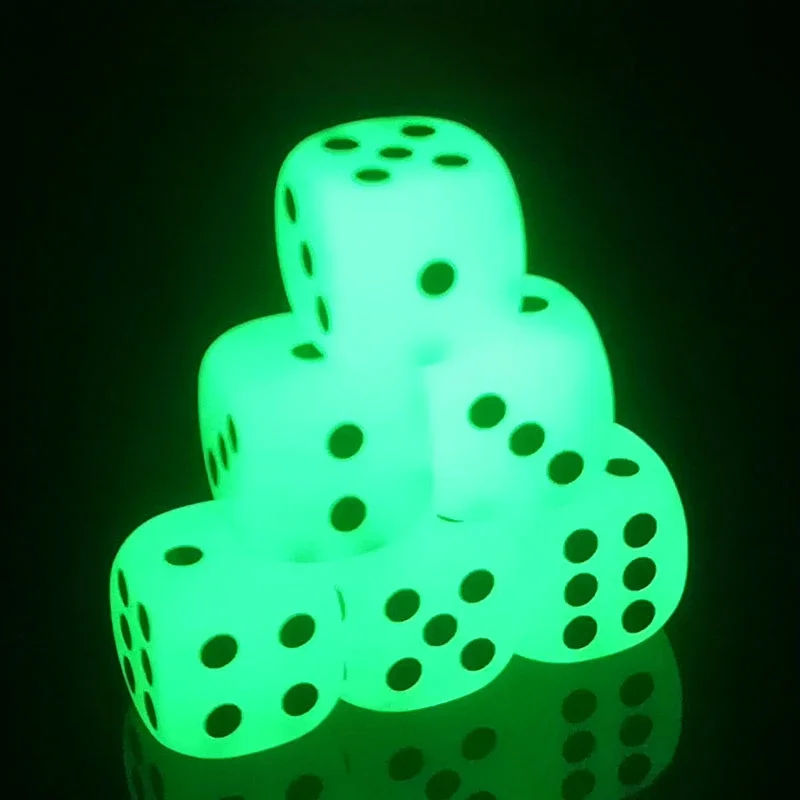 6-36Pcs 14mm Luminous Dice 6 S - Desk Setup Dark review and price
