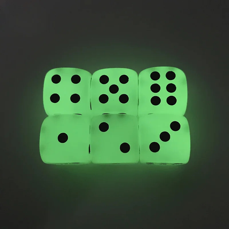 6-36Pcs 14mm Luminous Dice 6 S - Desk Setup Dark review and price