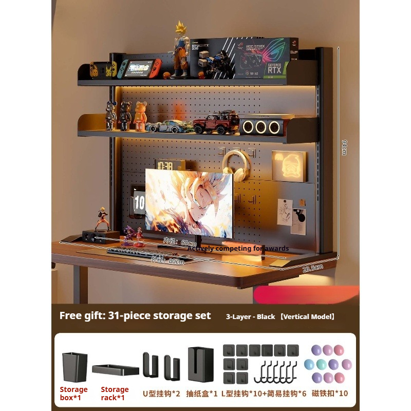 Clamp on Desk Shelf with Pegbo - Desk Setup Organizer review and price