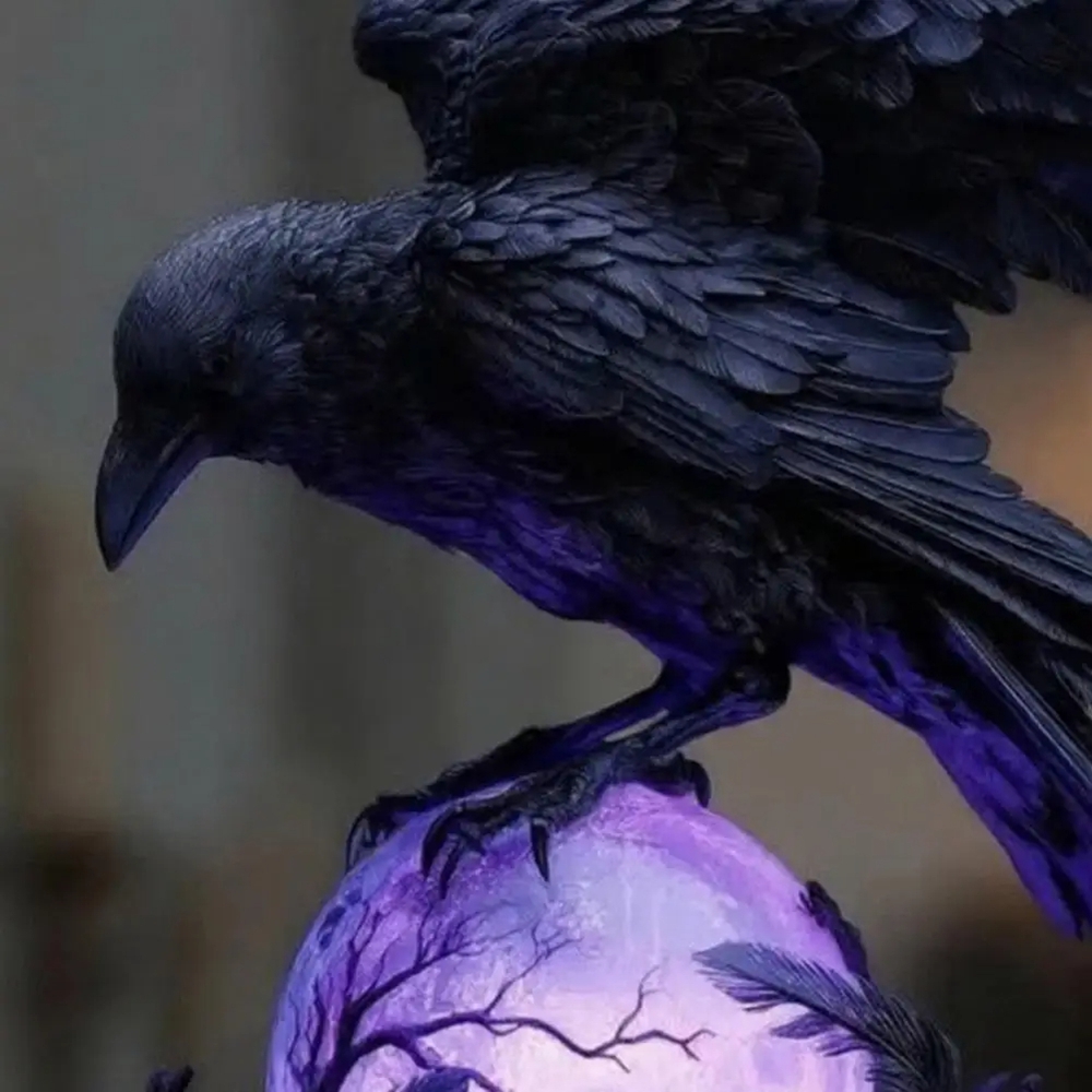 Creative Gothic Raven LED Lamp - Desk Setup Dark review and price