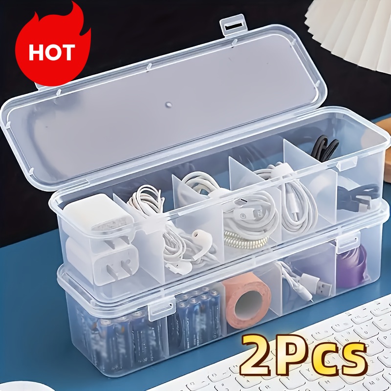 2Pcs Large Cable Management Bo - Desk Setup Organizer review and price
