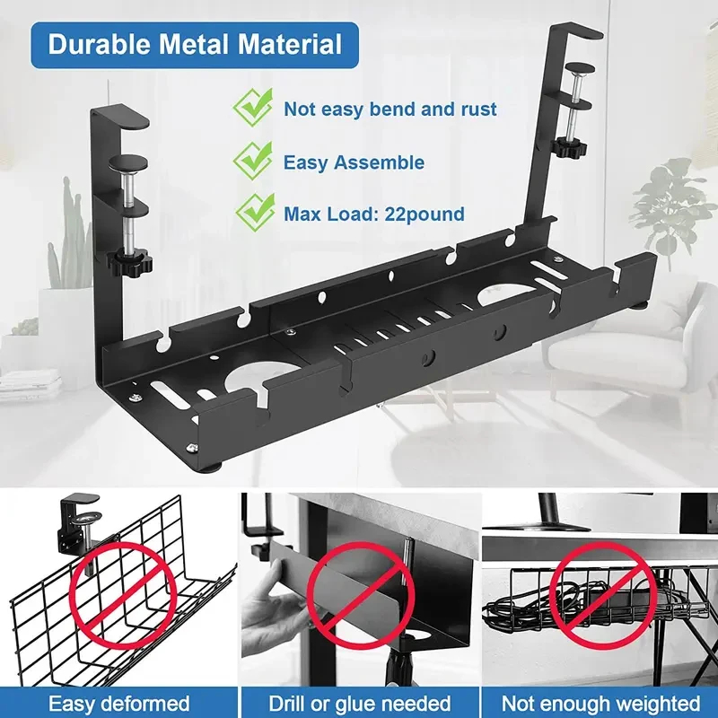 Under Table Telescopic Storage - Desk Setup Organizer review and price