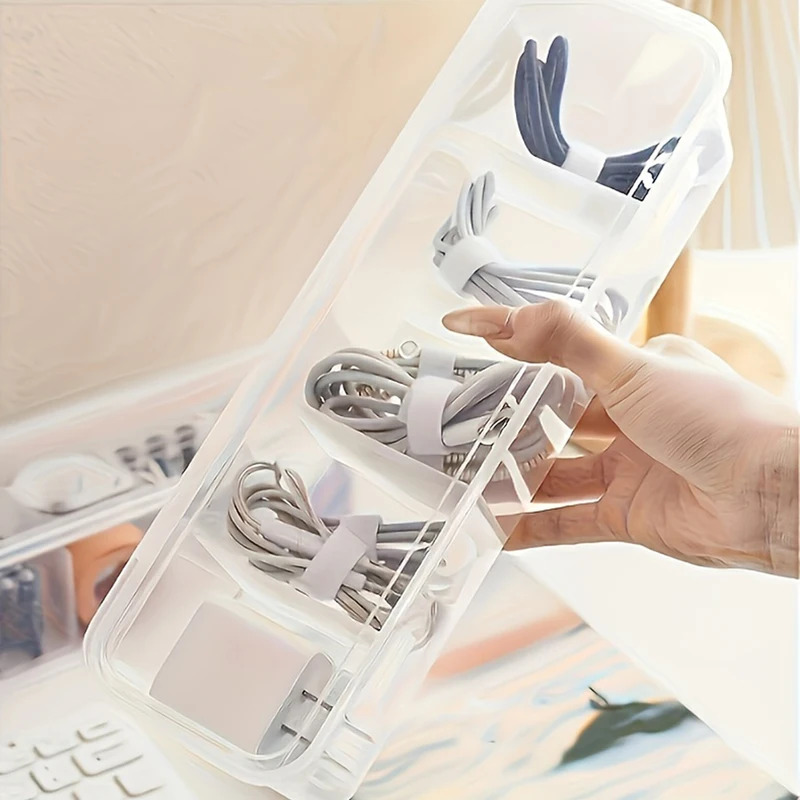 Transparent Cable Organizer wi - Desk Setup Organizer review and price