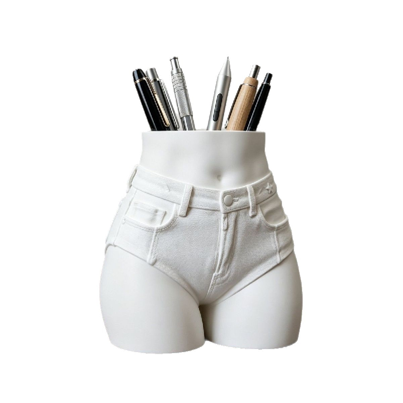 Funny Denim Shorts Butt Shaped - Desk Setup Organizer review and price