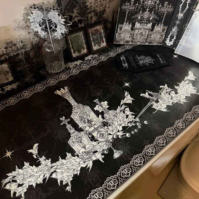 Divine Realm Gothic Building M - Desk Setup Dark review and price