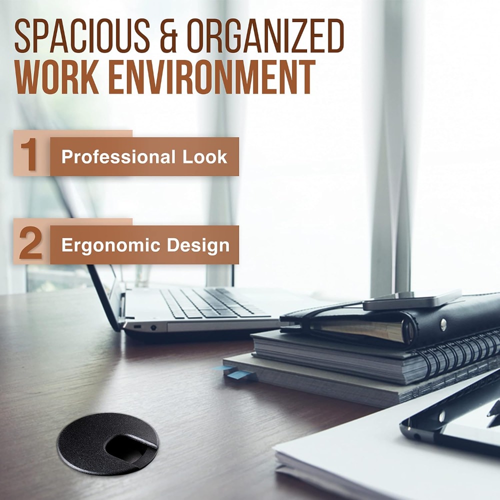 Plastic Wire Hole Cover 1.5/2/ - Desk Setup Organizer review and price