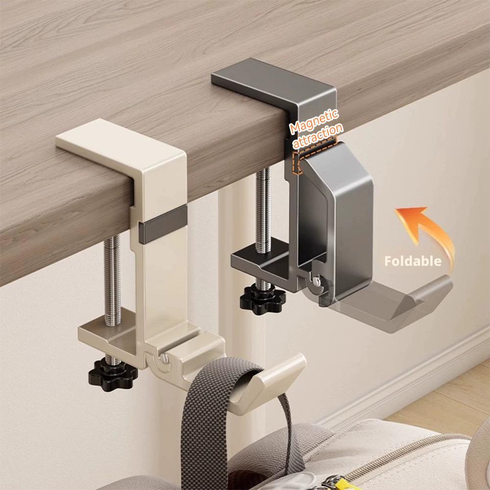 No Drill Foldable Desk Hook  C - Desk Setup Organizer review and price