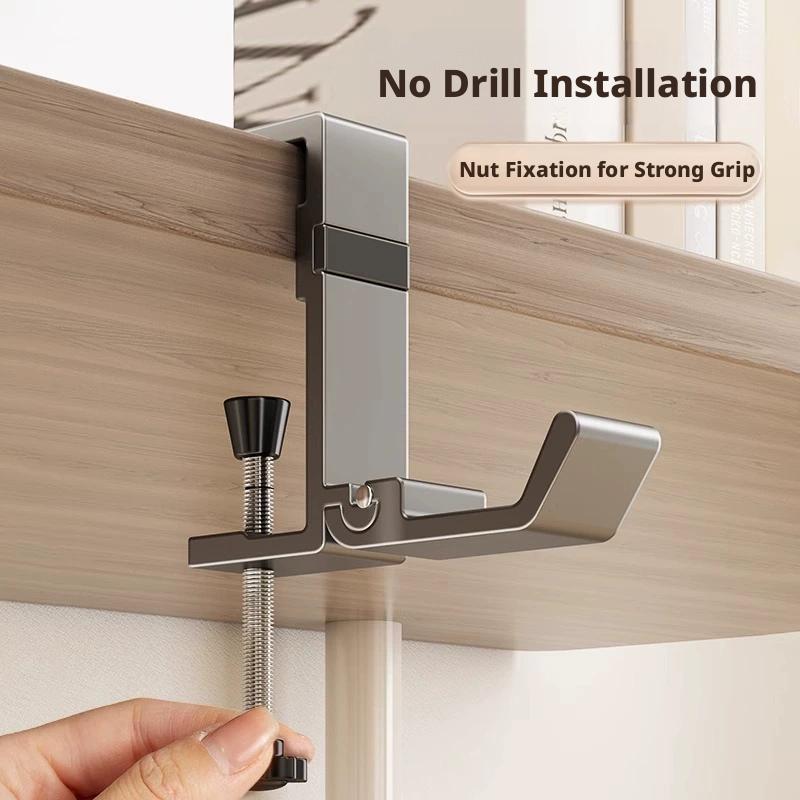 No Drill Foldable Desk Hook  C - Desk Setup Organizer review and price