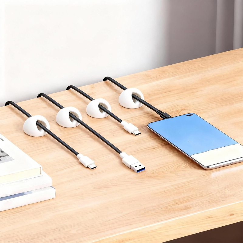 6/10/18-Piece Cable Organizer  - Desk Setup Organizer review and price