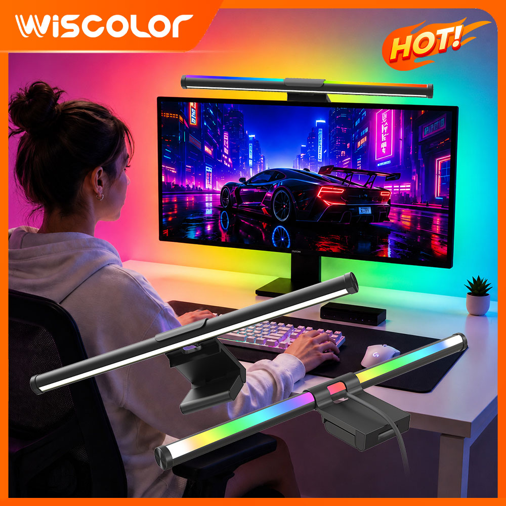 Wifi Lightbar Monitor Light Ba - Desk Setup Computer review and price