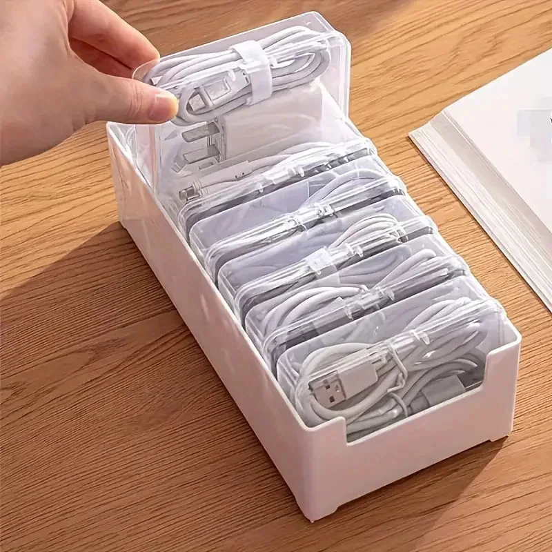 Data Cable Organizer Box, Wind - Desk Setup Organizer review and price