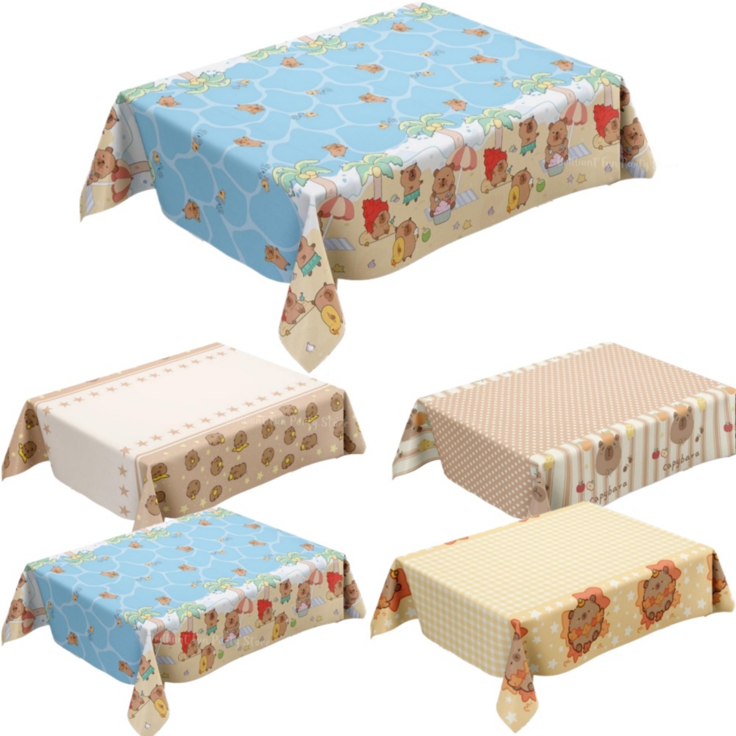 Cute Capybara Tablecloth for K - Desk Setup Girl review and price