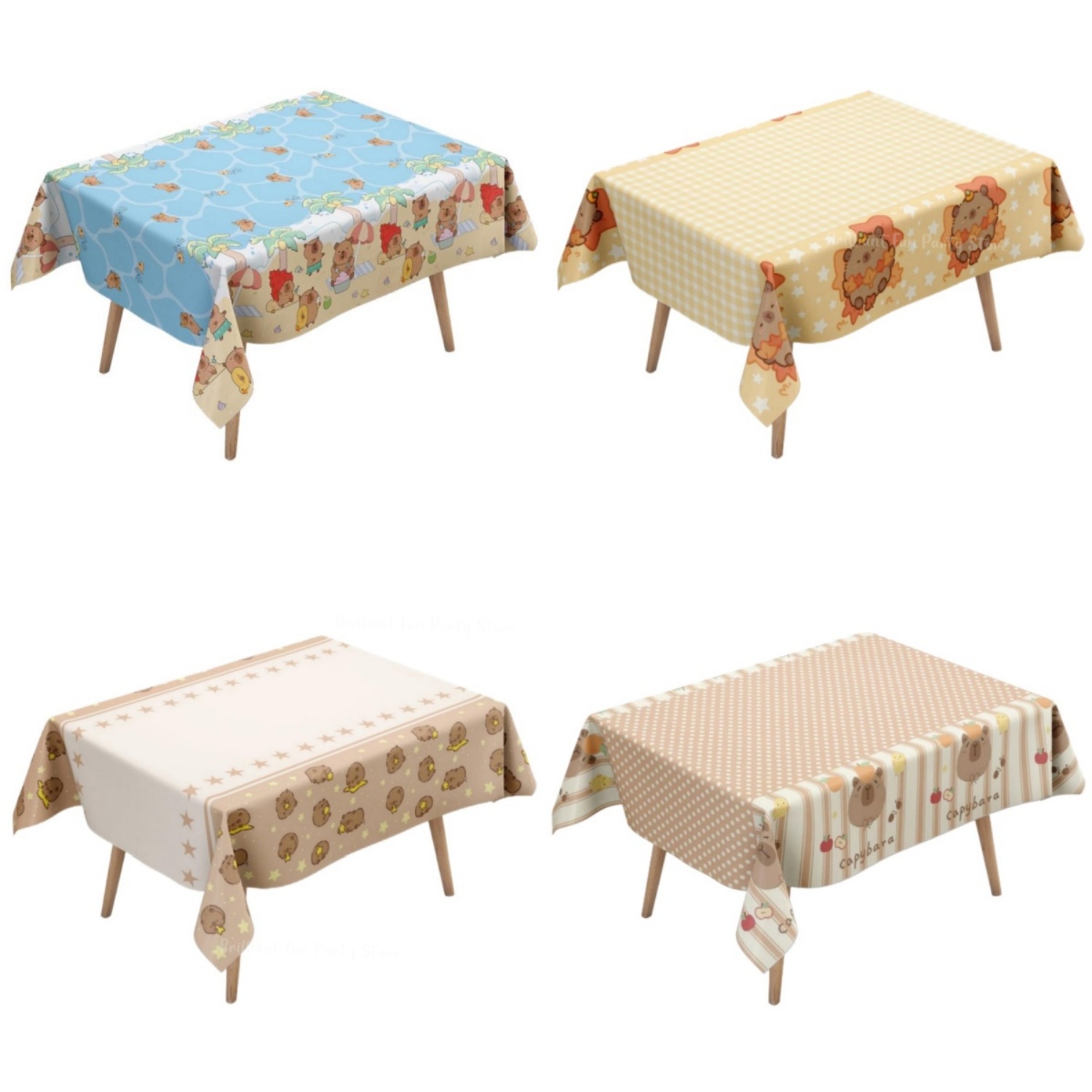 Cute Capybara Tablecloth for K - Desk Setup Girl review and price