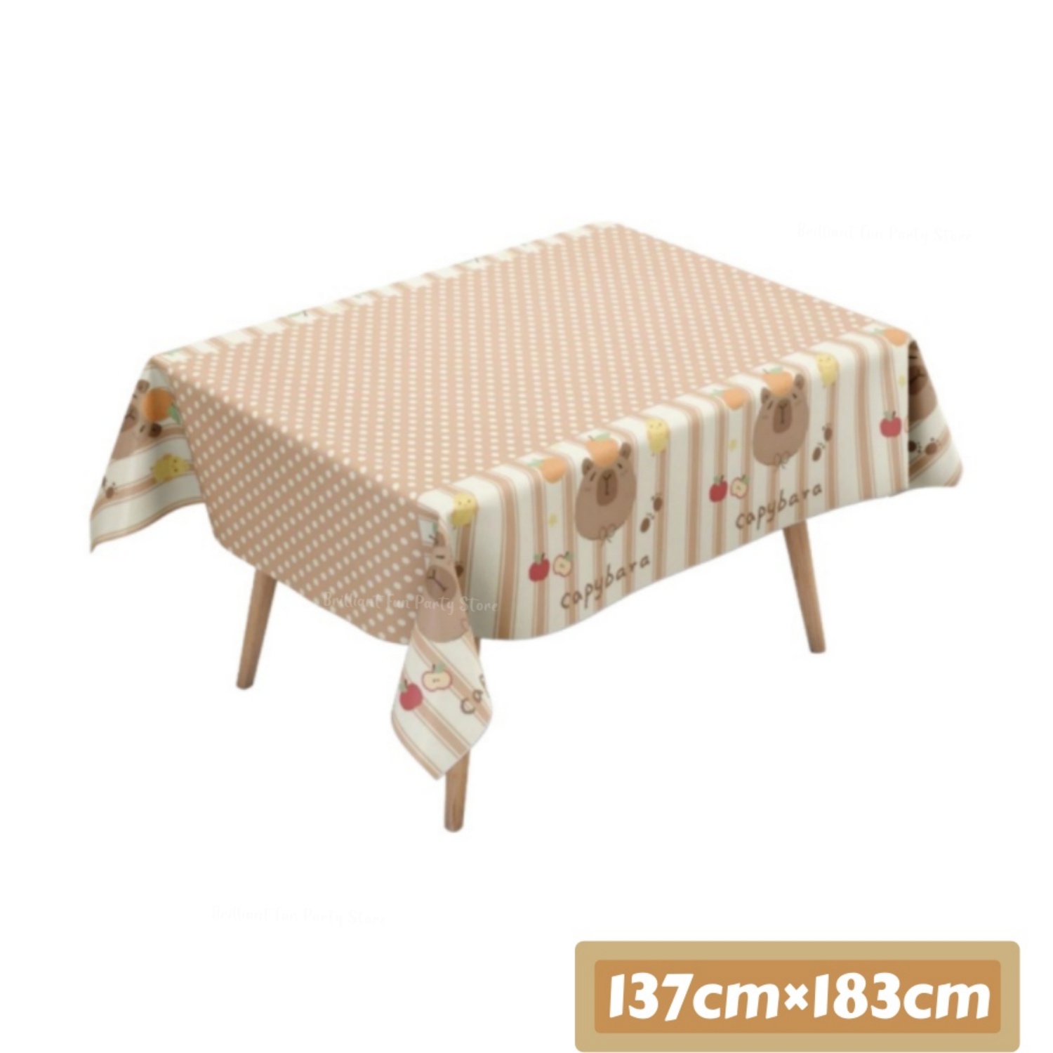 Cute Capybara Tablecloth for K - Desk Setup Girl review and price